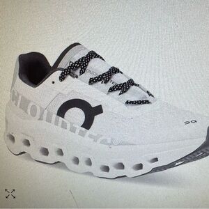 On Cloudmonster Women Running Shoe 
Size 9 1/2 All White New in box